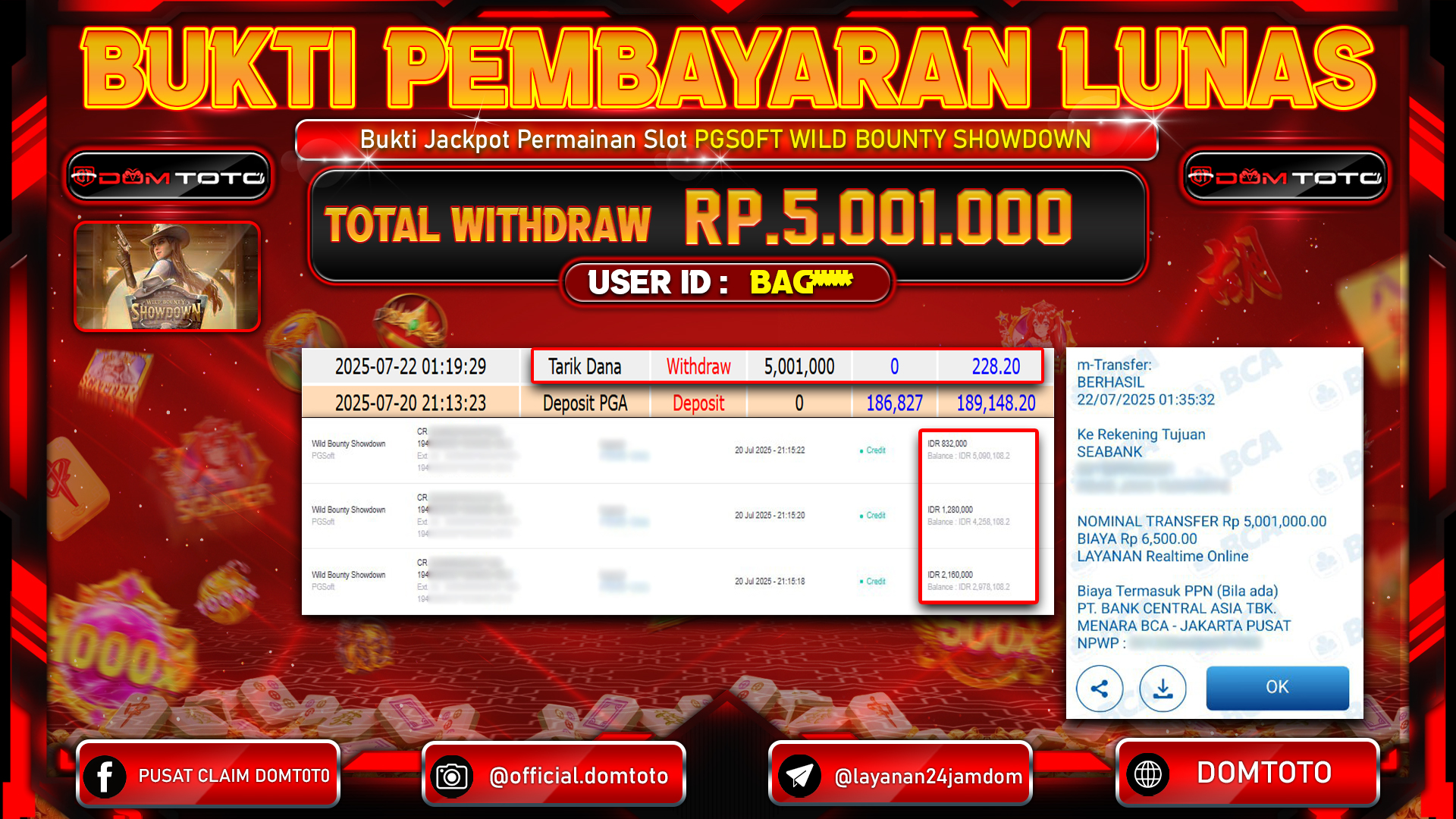 JACKPOT SLOT MAHJONG WAYS 22 JULI 2025